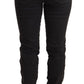 PINKO Chic Mid Waist Skinny Black Denim