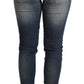 Acht Chic Blue Washed Skinny Denim