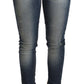 Acht Chic Blue Washed Skinny Denim