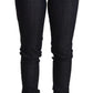 Ermanno Scervino Chic Dark Blue Skinny Trouser Jeans