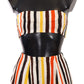 Dolce & Gabbana Chic Striped Bandeau & Shorts Set