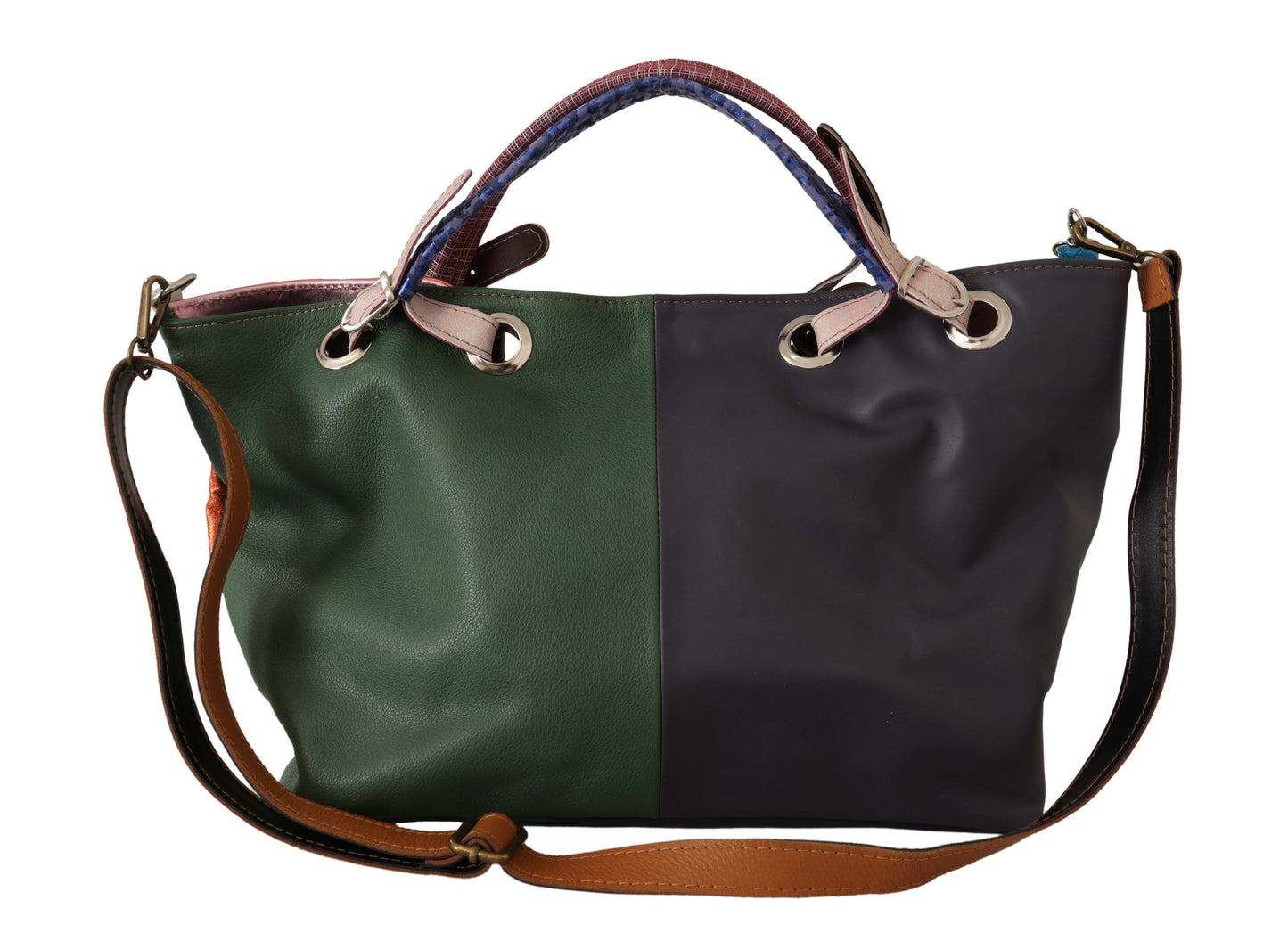 EBARRITO Multicolor Leather Shoulder Tote - Chic & Spacious