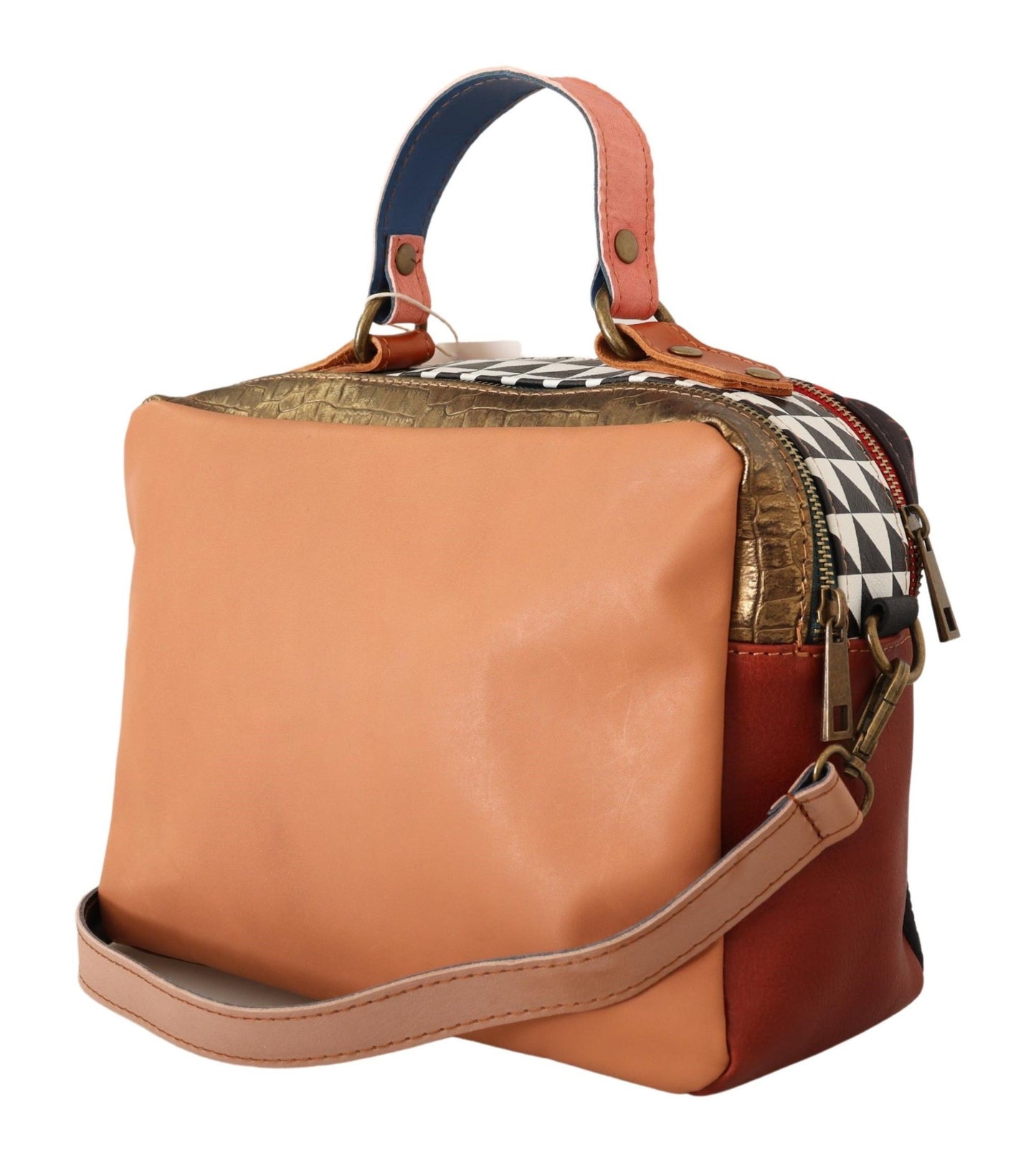 EBARRITO Multicolor Leather Shoulder Style Statement