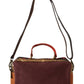 EBARRITO Multicolor Leather Shoulder Bag with Gold Details