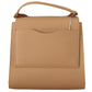 Patrizia Pepe Elegant Beige Leather Shoulder Bag