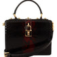 Dolce & Gabbana Stunning Gold Detail Black Bordeaux Box Bag