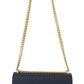 MIA Chic Denim Gold Detail Shoulder Bag