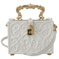 Dolce & Gabbana Elegant Hand-Painted Baroque Box Bag