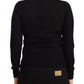 Dolce & Gabbana Elegant Floral Embroidery Cashmere Sweater