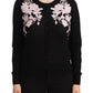 Dolce & Gabbana Elegant Floral Embroidery Cashmere Sweater