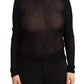 Dolce & Gabbana Elegant Black Turtleneck Sweater