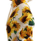 Dolce & Gabbana Floral Daisy Sunflower Hooded Sweater