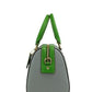 COACH Rowan Multi Kelly Green Colorblock Leather Satchel Crossbody Bag