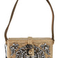 Dolce & Gabbana Elegant Gold Evening Party Clutch