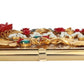 Dolce & Gabbana Elegant Gold Evening Box Clutch with Red Roses