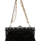 Dolce & Gabbana Elegant Evening Clutch With Crystals and Chain