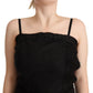 La Maison du Couturier Elegant Sleeveless Jumpsuit Dress in Black