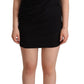 Roberto Cavalli Elegant Black Sheath Stretch Dress