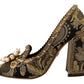 Dolce & Gabbana Opulent Gold Jacquard Brocade Pumps