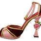 Dolce & Gabbana Chic Red Velvet Ankle Strap Sandals