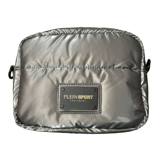 Plein Sport Grey Crossbody Essential with Sporty Edge