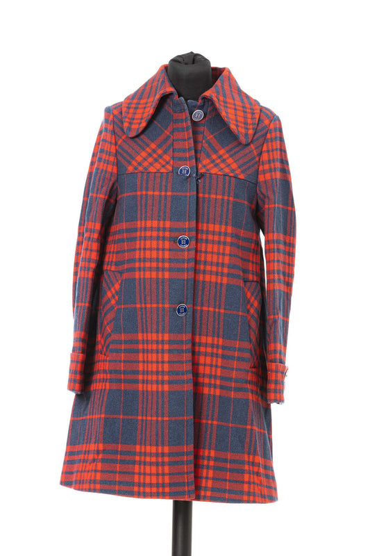 Jacob Cohen Red Wool Women Coat