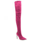 Elisabetta Franchi Fuchsia Calfskin Women Boot