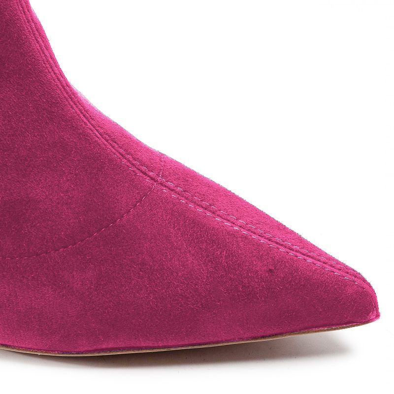 Elisabetta Franchi Fuchsia Calfskin Women Boot