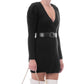 Elisabetta Franchi Black Wool Women's Knit Dress