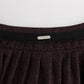 GF Ferre Chic Purple Mini Skirt for Elegant Evenings