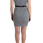 GF Ferre Chic Monochrome Sheath Dress with Belted Waistline