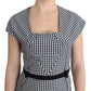 GF Ferre Chic Monochrome Sheath Dress with Belted Waistline