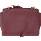 Michael Kors Elegant Bordeaux Selma Shoulder Bag