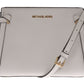 Michael Kors Chic White Leather CASSIE Shoulder Bag