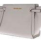 Michael Kors Chic White Leather CASSIE Shoulder Bag