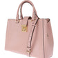 Michael Kors Elegant Pink Leather Shoulder Bag