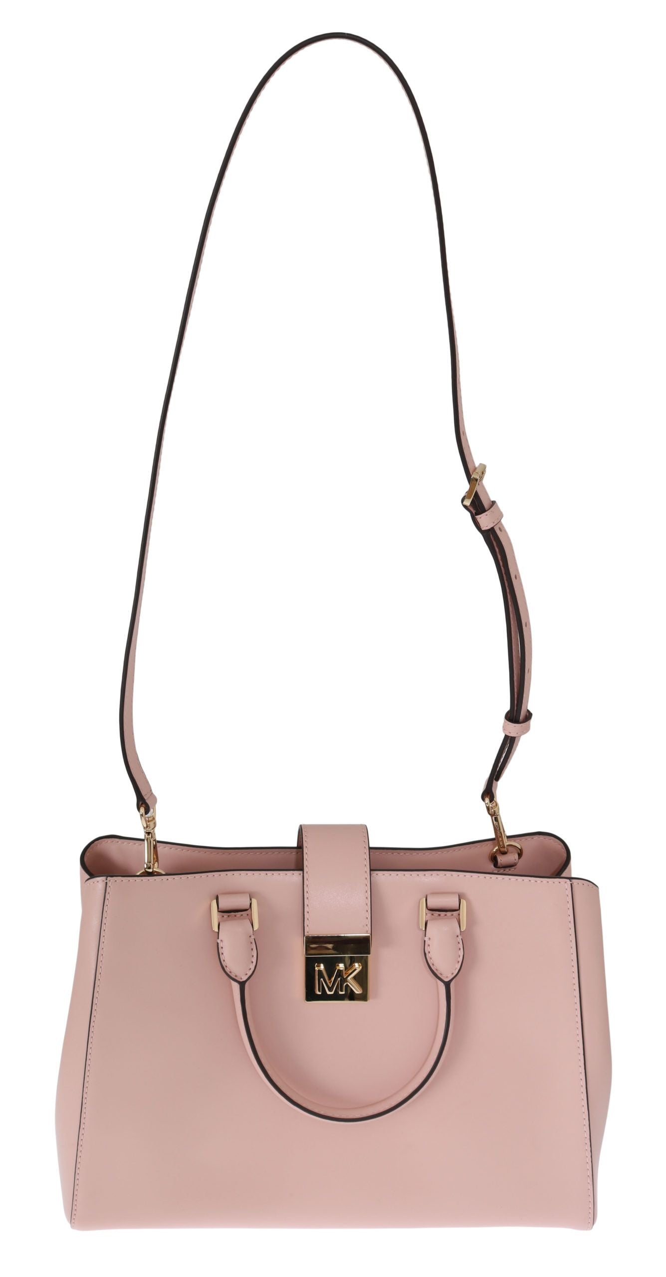 Michael Kors Elegant Pink Leather Shoulder Bag