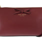 Kate Spade Elegant Bordeaux Leather Crossbody