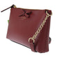 Kate Spade Elegant Bordeaux Leather Crossbody