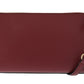 Kate Spade Elegant Bordeaux Leather Crossbody