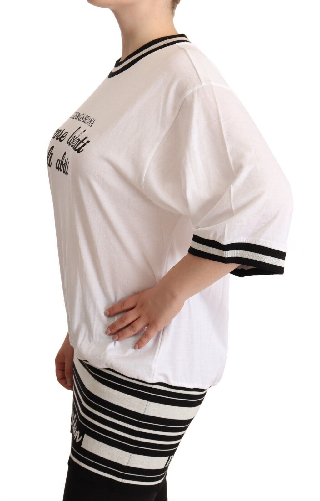 Dolce & Gabbana Timeless Monochrome Crewneck Tee