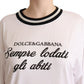 Dolce & Gabbana Timeless Monochrome Crewneck Tee