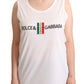 Dolce & Gabbana Elegant White Cotton Tank Top