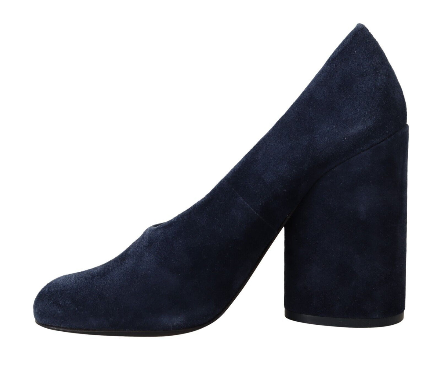 Tory Burch Elegant Navy Blue Suede Heels