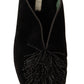 Paola D'Arcano Elegant Suede Leather Embellished Flats