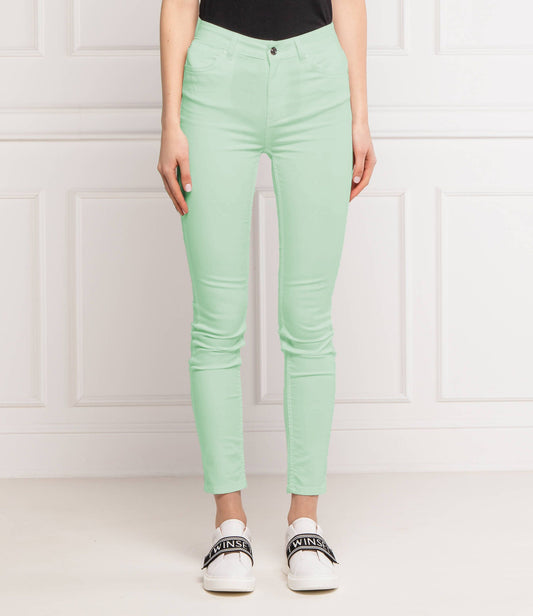 Silvian Heach Light Green Cotton Women Jeans