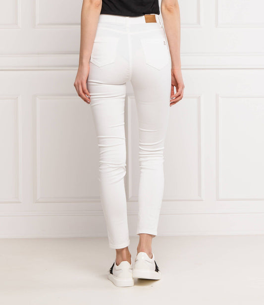 Silvian Heach Chic White Slim-Fit Women's Jeans