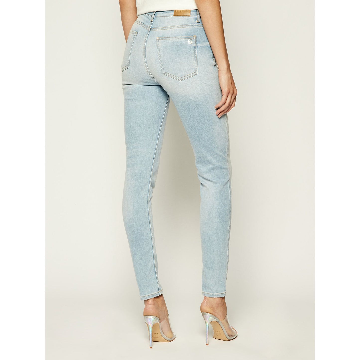 Silvian Heach Light Blue Cotton Women's Jean