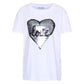 Silvian Heach Chic White Fenetoe Tee for Effortless Style