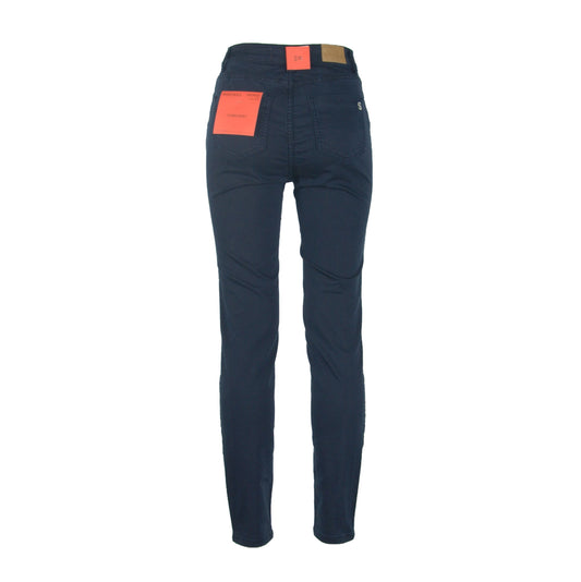 Silvian Heach High-Waist Slim Fit Dark Navy Jeans